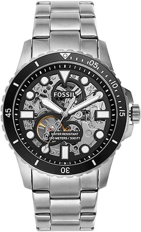 FOSSIL ME3190 Men's FB-01 Automático inspirado en buceo de acero inoxidable reloj