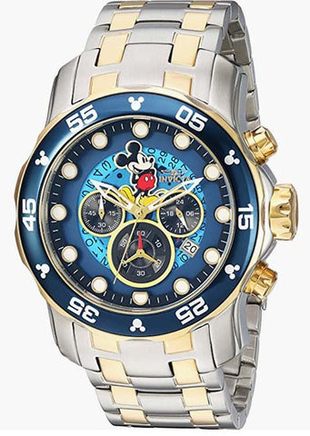 Invicta Mickey Mouse 23769 Disney Limited Edition Chronograph Two Tone Watch