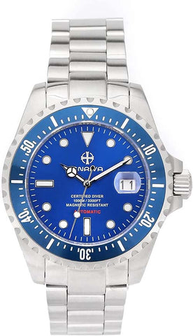 Enriva Men's 1000m automático Pro Diver reloj, Diver profesional de aluminio reloj para los hombres