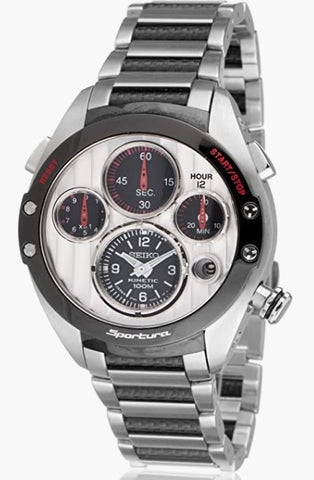 Seiko Sportura SLQ023 cinétique Chronograph montre F1 Honda Racing Team Limited Edition