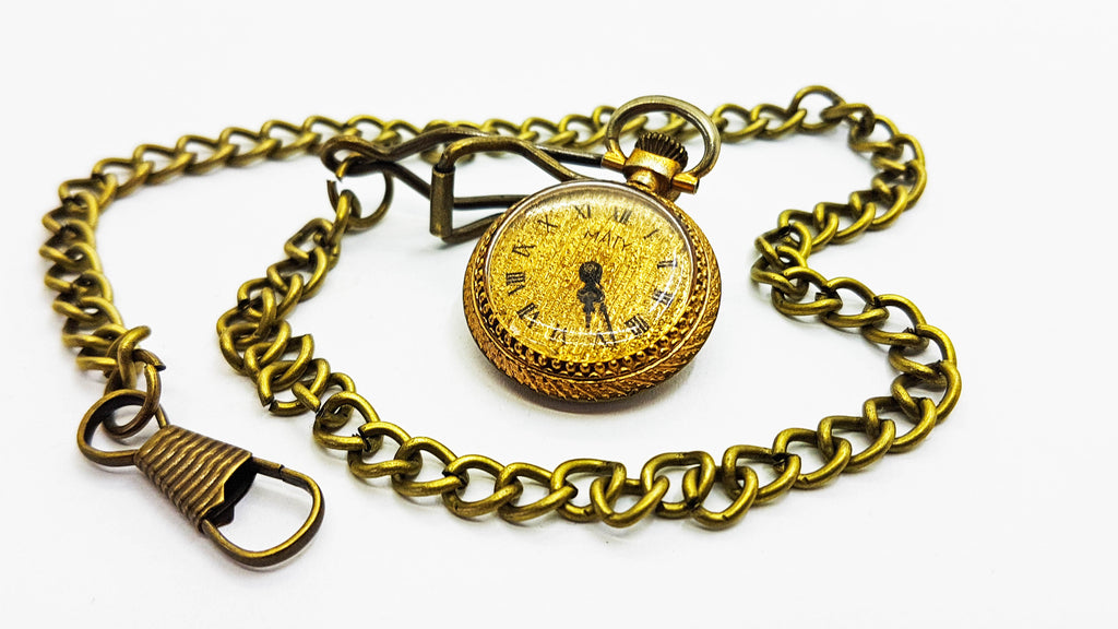 Maty Gold Vintage -Tasche Uhr | Französische Tasche Uhr