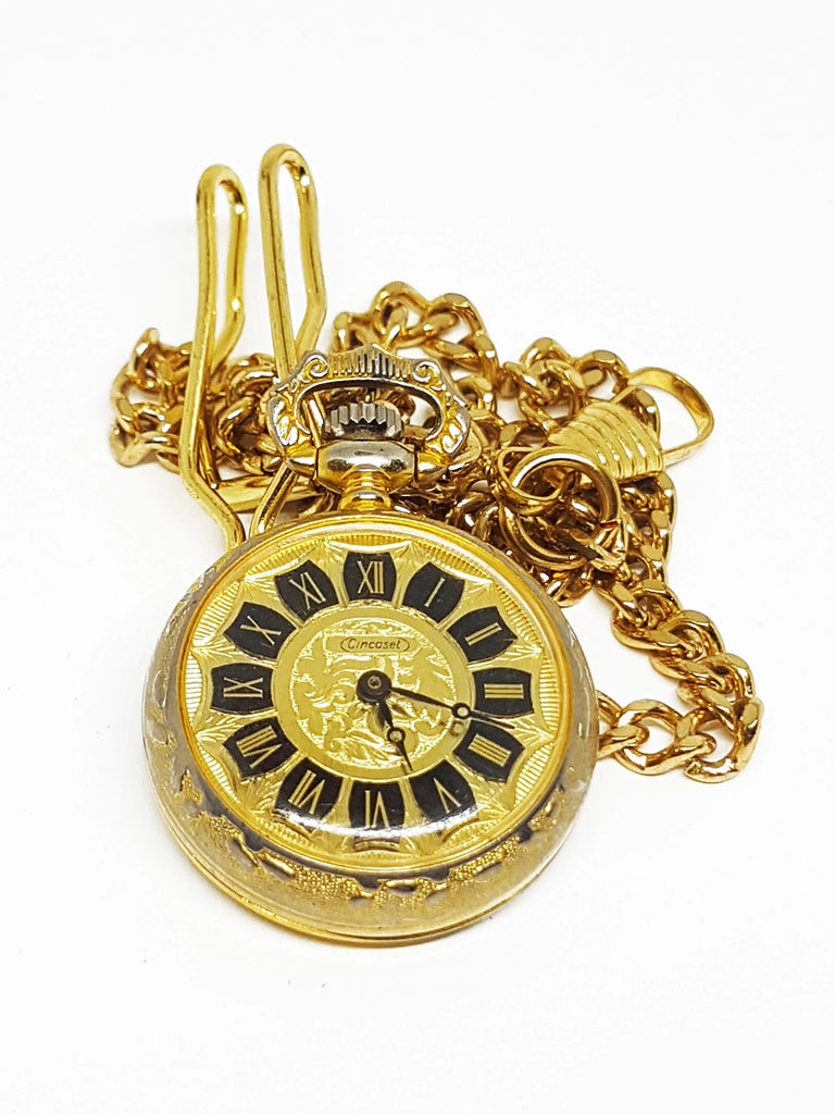 Bolsillo de cincaset vintage reloj