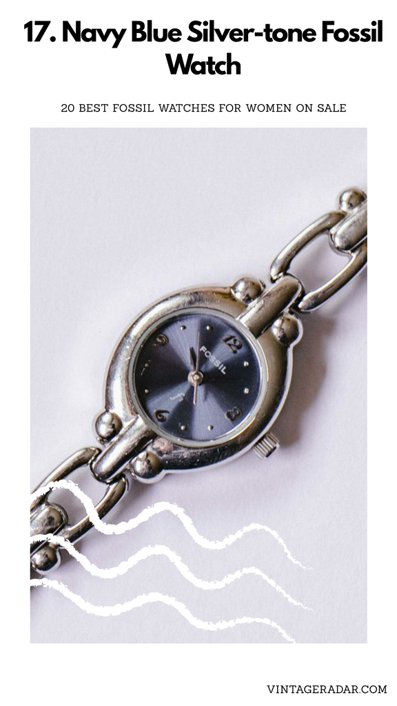 20 Fossil Vigilancia para mujeres | Oro plata Fossil Relojes a venta – Vintage Radar