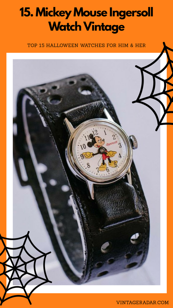 1971 Ingersoll Mickey Mouse Mechanical Watch | 70s Walt Disney Watch