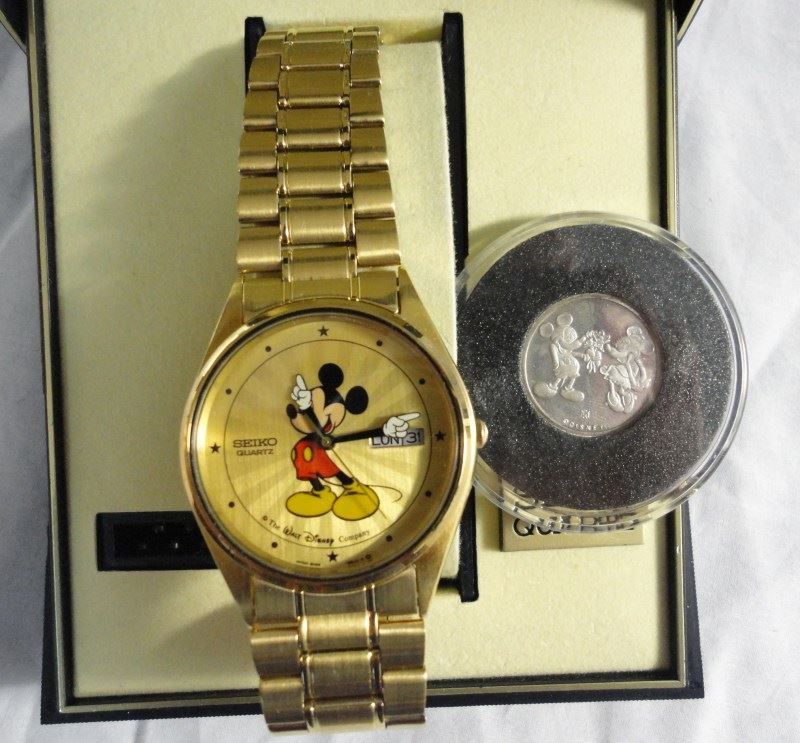 Seiko Gold Disney watch