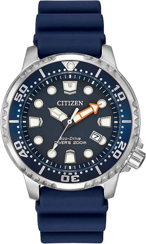 Citizen Repère de plongeur de Promaster Eco-Drive pour hommes avec sangle en polyuréthane