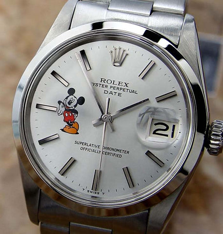 Rolex Auster Perpetual Mickey Mouse 1970er Jahre