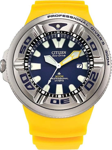 Citizen Promaster éco-traction masculin Dive de mer montre en acier inoxydable avec sangle en polyuréthane