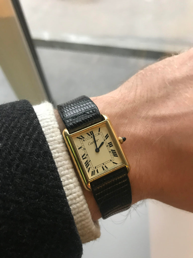 Réservoir Cartier vintage montre