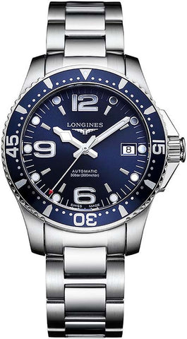 Longines Hydroconquest Automatic Blue Dial Mens 300meter Tauchgang Uhr