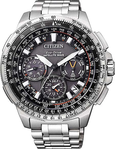 CITIZEN CC9020-54E MEN'S CHRONOGRAPH ECO-DRIVE PROMASTER SATELLITE WAVE TITANIUM WATCH