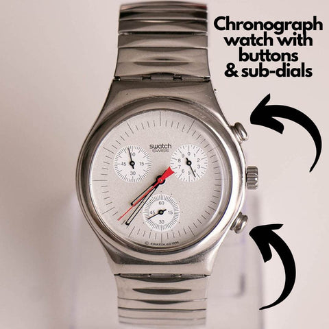 Classic chronograph watch