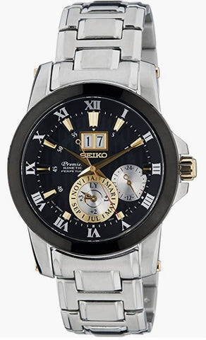 Seiko SNP129P1 Premier Kinetic Perpetual Calendar Novak Djokovic reloj