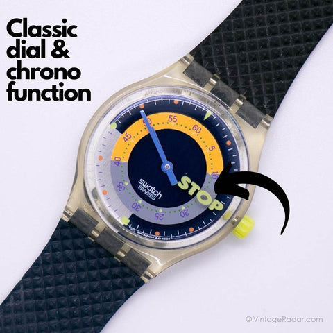 Classic dial chrono watch