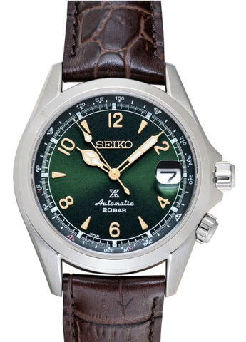 Seiko SPB121J1 Prospex "Alpinist" Green Dial Automatic Watch with Screw-down Crown