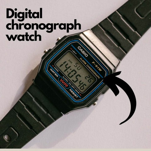 Digital chronograph reloj