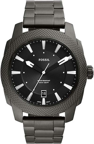 Fossile FS5970 Machine pour hommes Quartz en acier inoxydable 49 mm montre