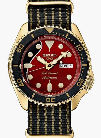 Seiko 5 Sports SRPH80K1 Edición limitada Brian May 'Red Special IIʼ reloj