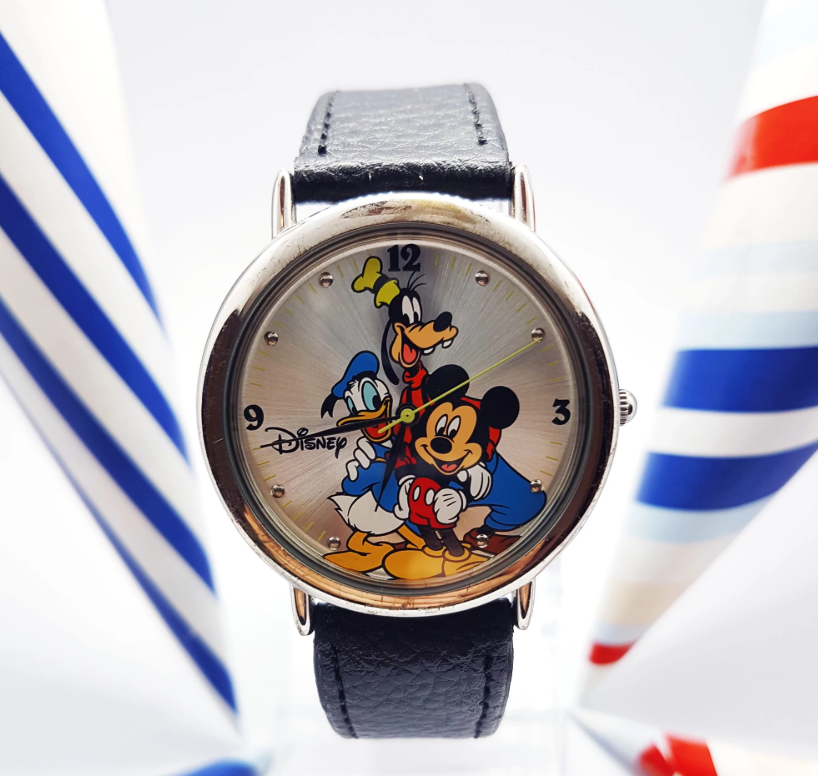 Mickey, Donald und Goofy Seiko Jahrgang Uhr