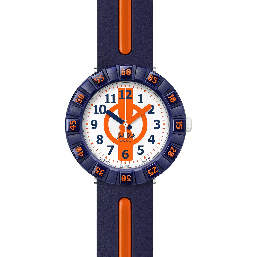 Flik Flak Naranja por delante reloj FCSP078