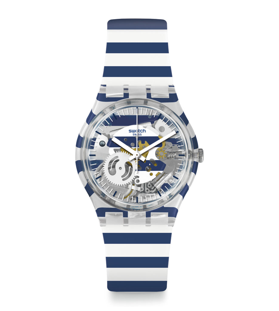 Swatch Quartz analogique pour hommes montre avec sangle en silicone GE270