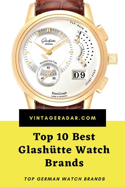 Top 10 le meilleur Glashütte montre Marques | Top allemand montre Marques