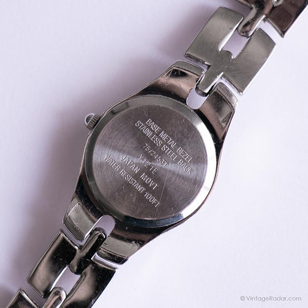 Vintage Blue Dial Armitron Watch | Silver-tone Bracelet Watch for Her ...