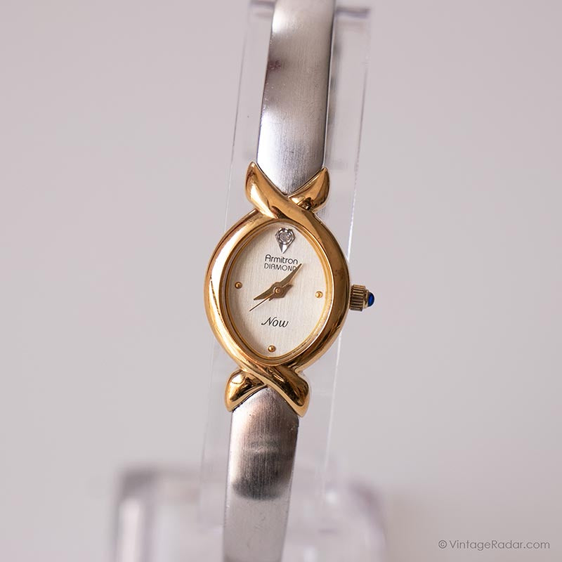 Vintage Armitron Diamond Watch for Her | Elegant Bracelet Wristwatch ...