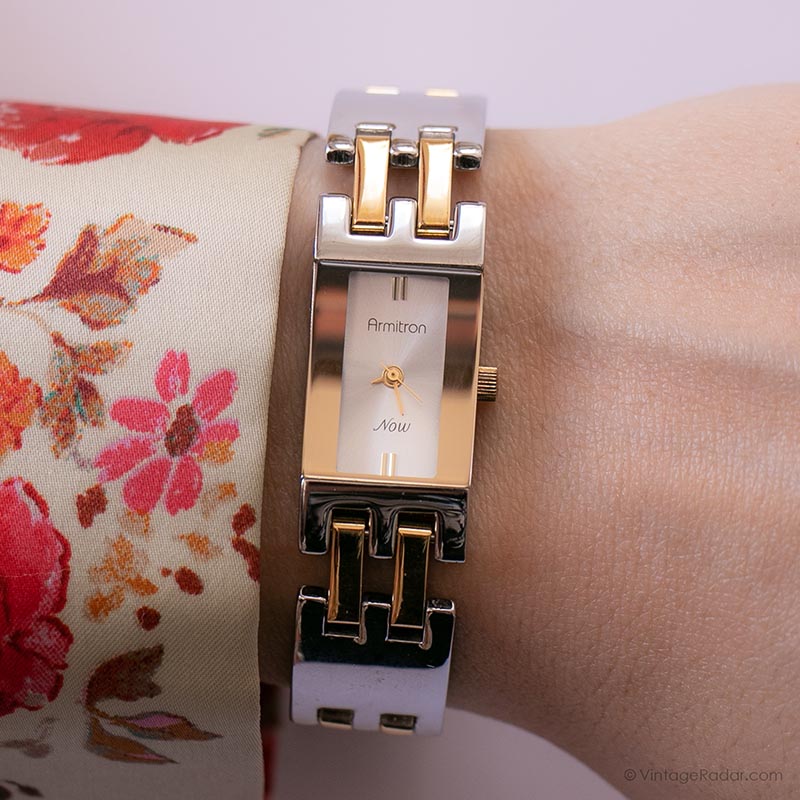 Vintage Armitron Stainless Steel Watch | Futuristic Watch for Her ...