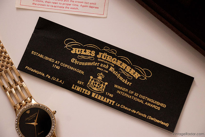 The history of Jules Jurgensen watches