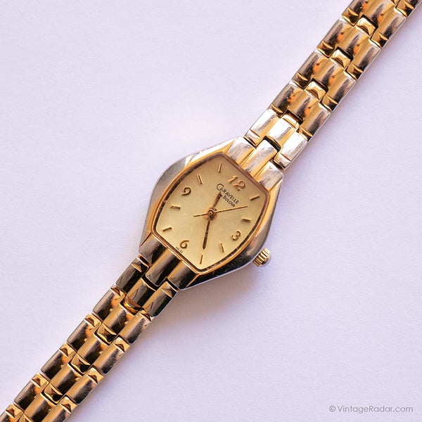 Vintage Gold-tone Caravelle Watch for Ladies | Bulova Quartz Watch ...