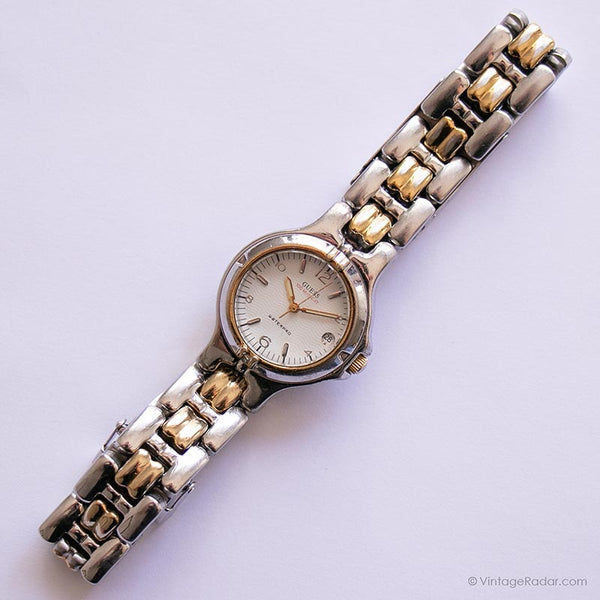 Vintage Guess Waterpro Watch for Women | Branded Two-tone Date Watch ...