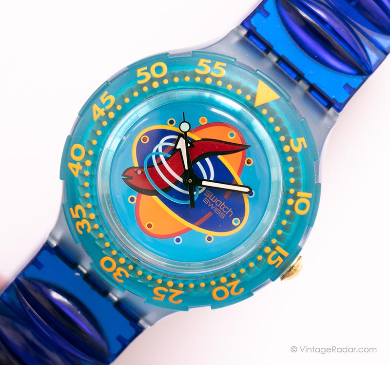 الضغط المنخفض SDN115 Swatch Scuba يشاهد