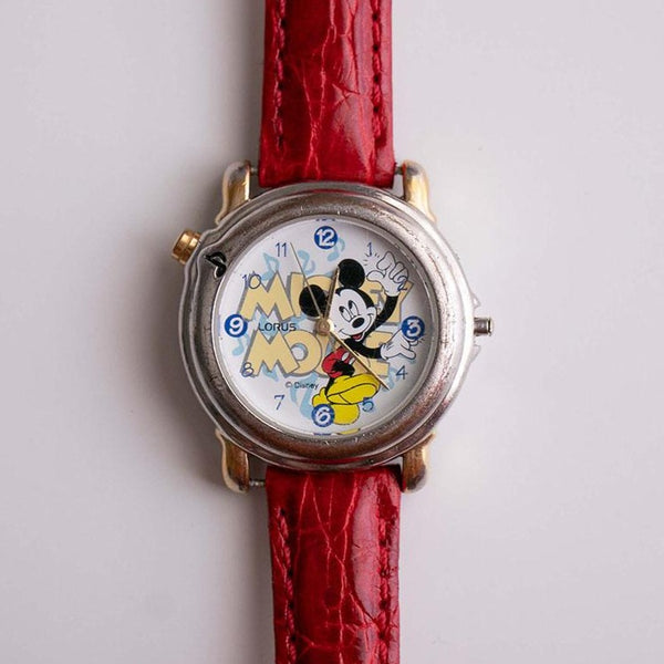 Vintage Mickey Mouse Musical Watch | Lorus V52Z-X001 Disney Watch