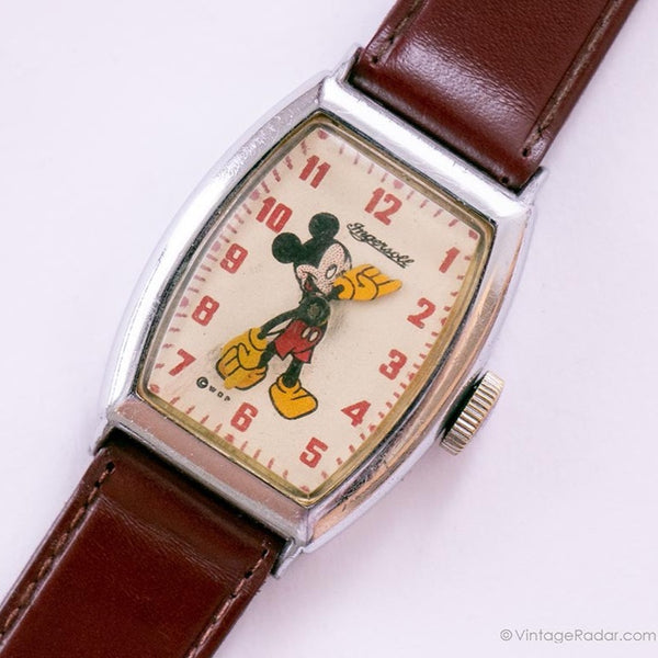 Seltene Jahrgang 1940er Jahre Ingersoll Mickey Mouse Uhr - Limitierte Auflage, beschränkte Auflage