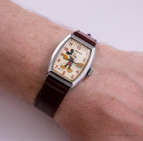 Rare vintage des années 40 Ingersoll Mickey Mouse montre - Édition limitée