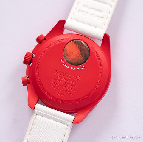 Mission zum Mars Moonswatch Caseback