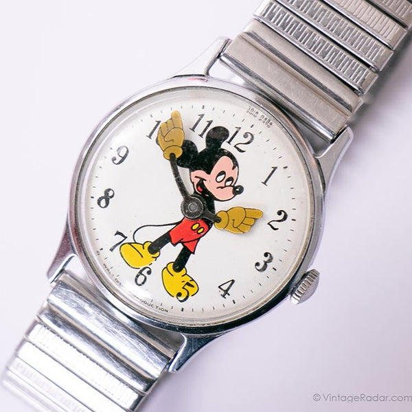 نادر 1968 خمر Mickey Mouse شاهد بواسطة Timex | والت Disney مشاهدة الإنتاج
