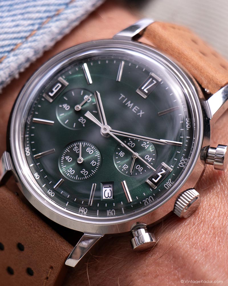 Timex Marlin Chronograph Close Up