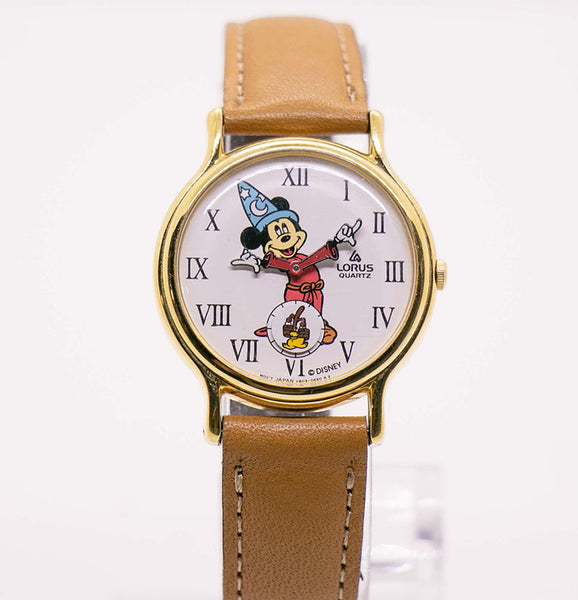 Disney Sorcerer Mickey Mouse Lorus V803-0110 R0 Watch