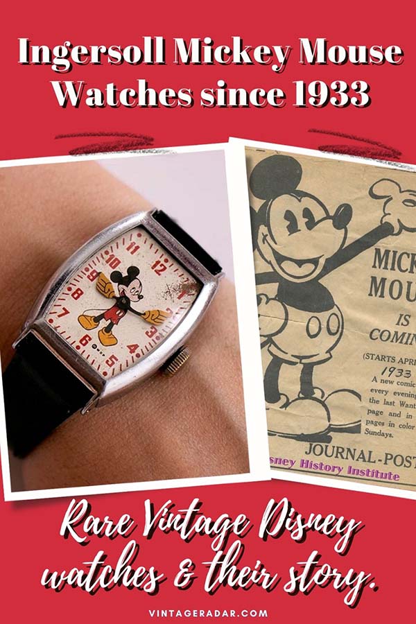 Ingersoll Mickey Mouse Watches Since 1933