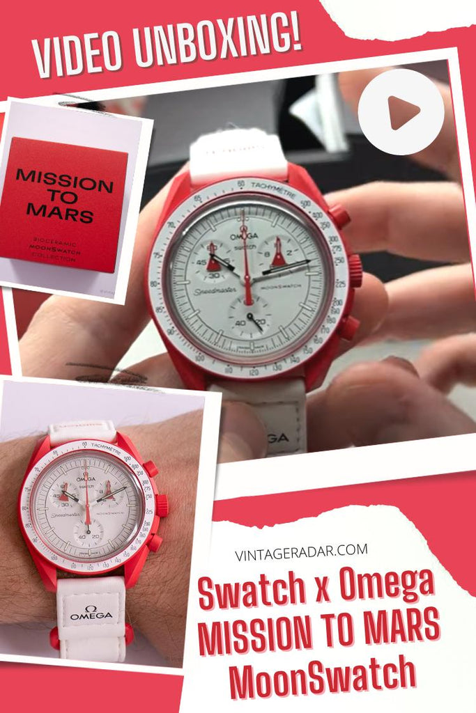 Omega x Swatch MISSION TO MARS Unboxing – Vintage Radar