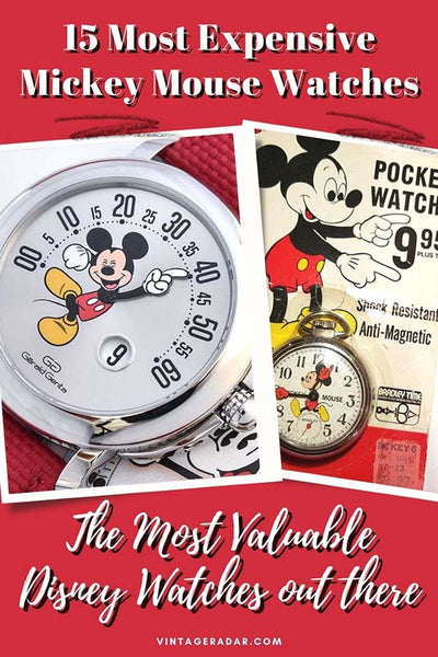 The Most Expensive Mickey Mouse Watches