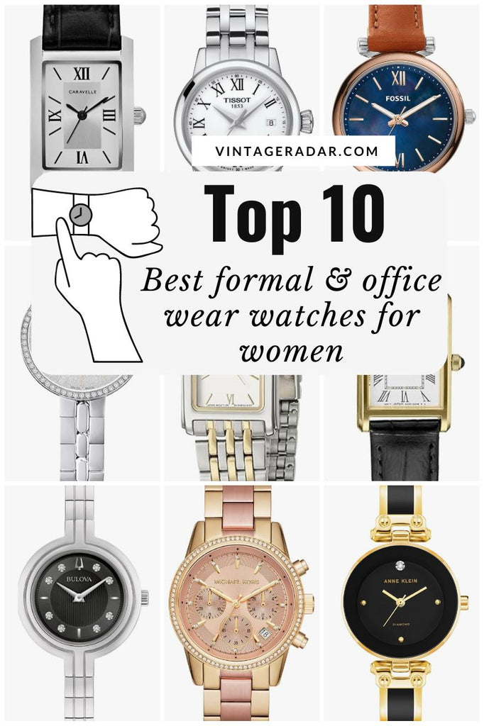 Top 10 meilleures montres de vêtements de bureau et de bureau pour femmes