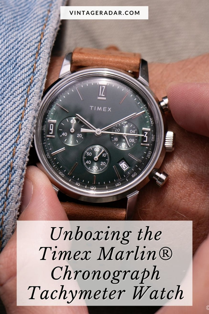 Déballage le Timex Marlin Chronograph Montre