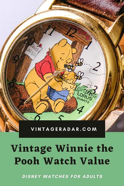 Antiguo Winnie the Pooh reloj valor