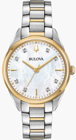 Bulova Ladies Classic Sutton Two Tone Watch