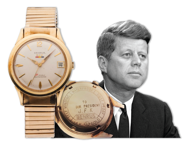 Benrus custom-made watch for John F. Kennedy