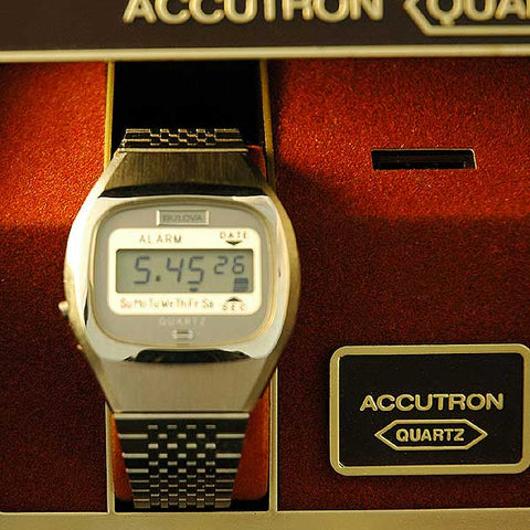 NOS de los años 70 Bulova Accutron LCD reloj