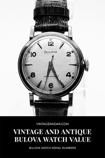 Vintage & Antique Bulova Uhr Wert | Bulova Uhr Seriennummer